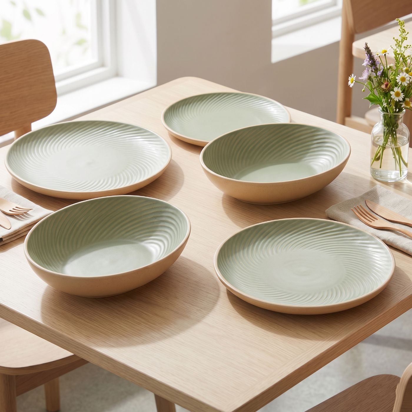 Retail homewares tableware display